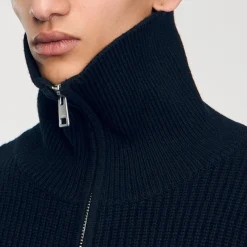 Pull Col Zippé