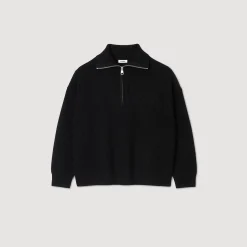 Pull Col Zippé