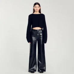 Pull Court En Cachemire Et Laine