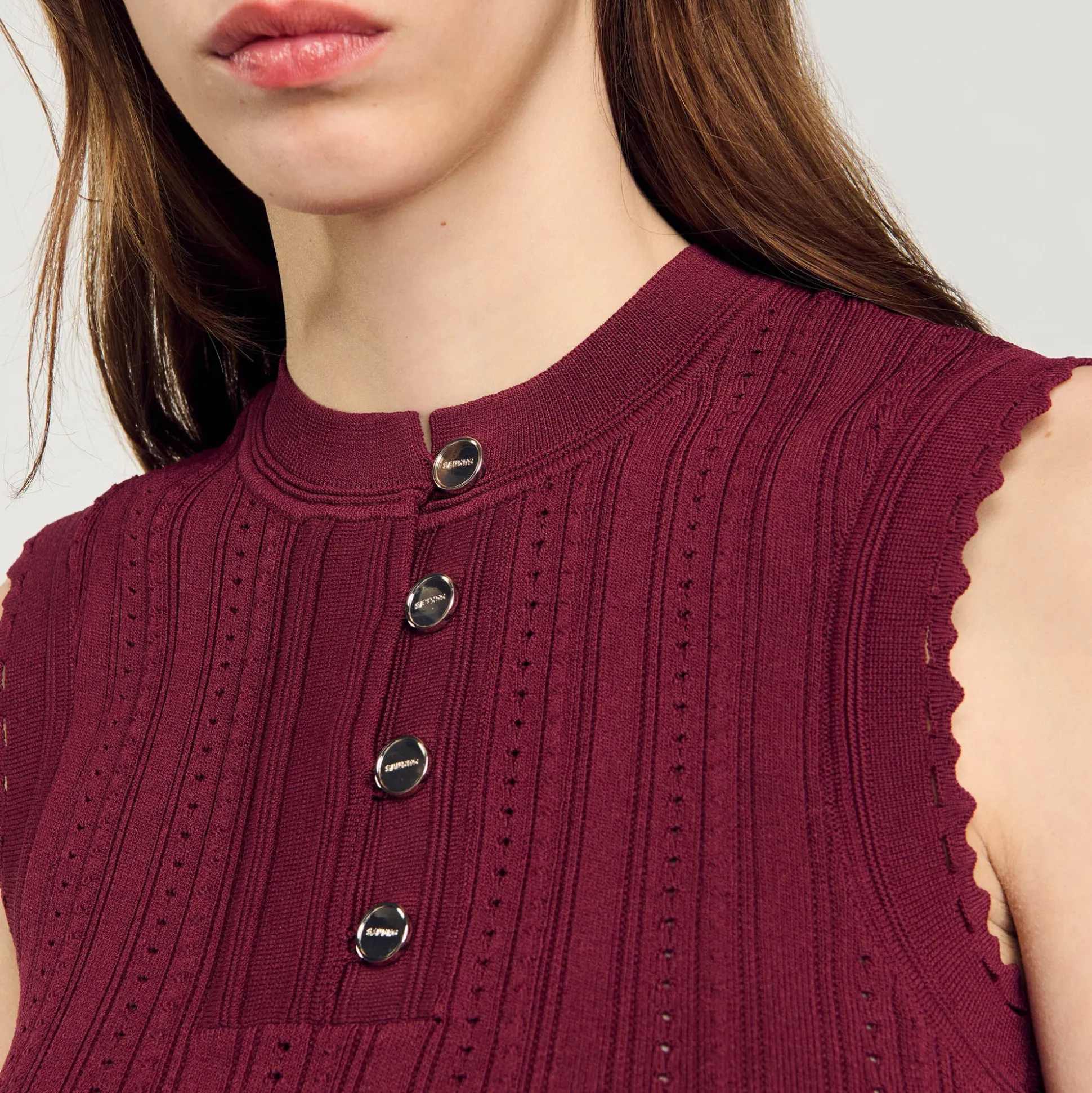 Pull Court Sans Manches
