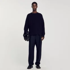 Pull Côtelé En Maille