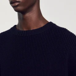 Pull Côtelé En Maille