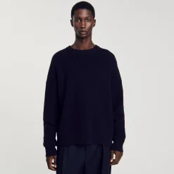 Pull Côtelé En Maille