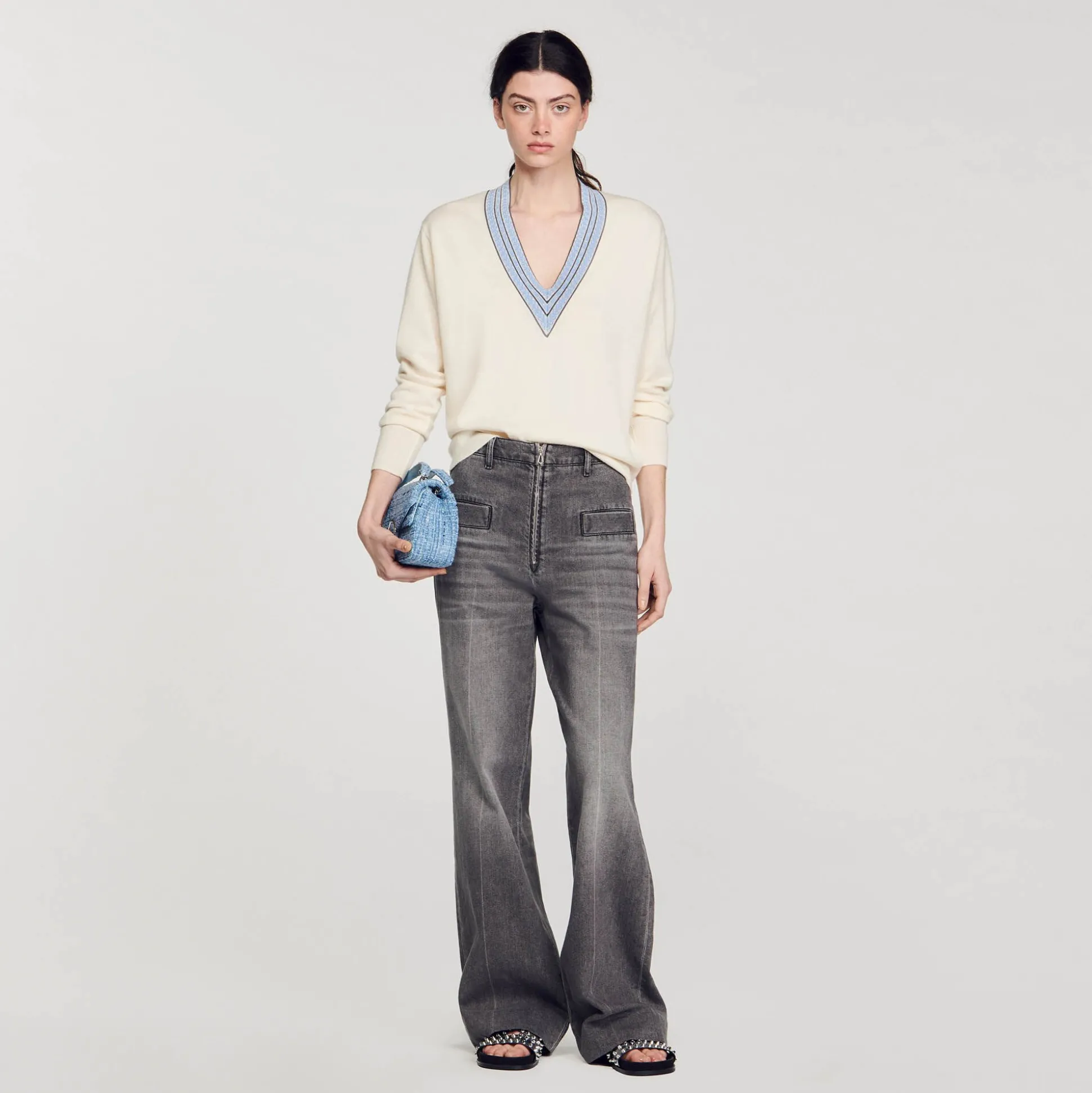 Pull En Laine Et Cachemire