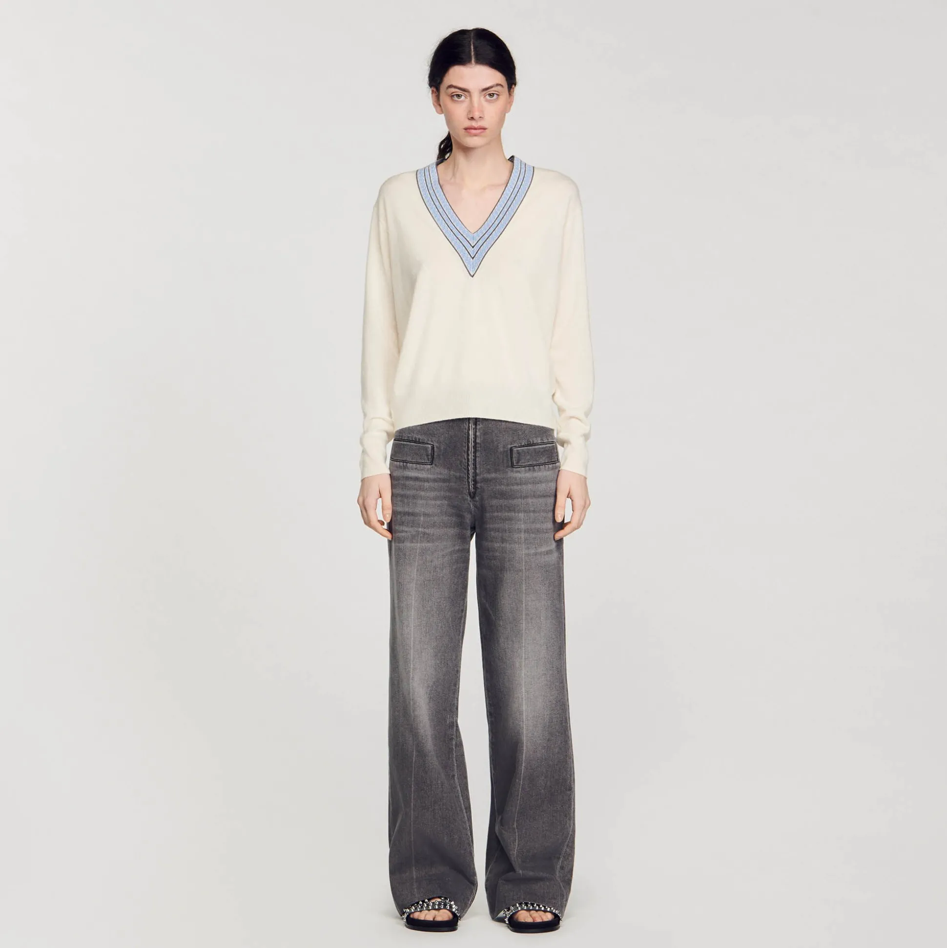 Pull En Laine Et Cachemire