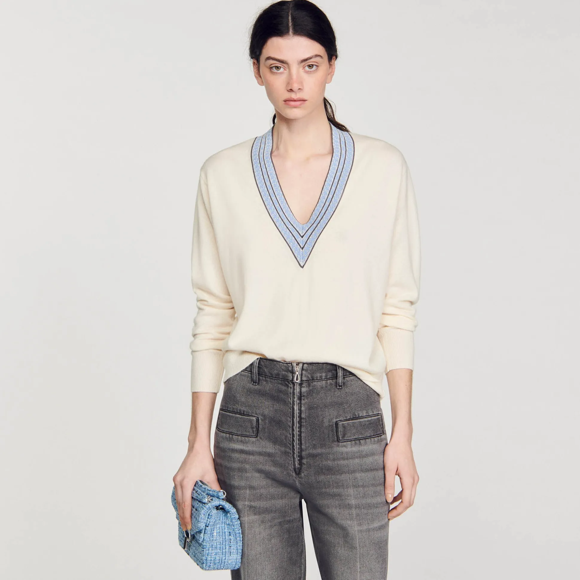 Pull En Laine Et Cachemire