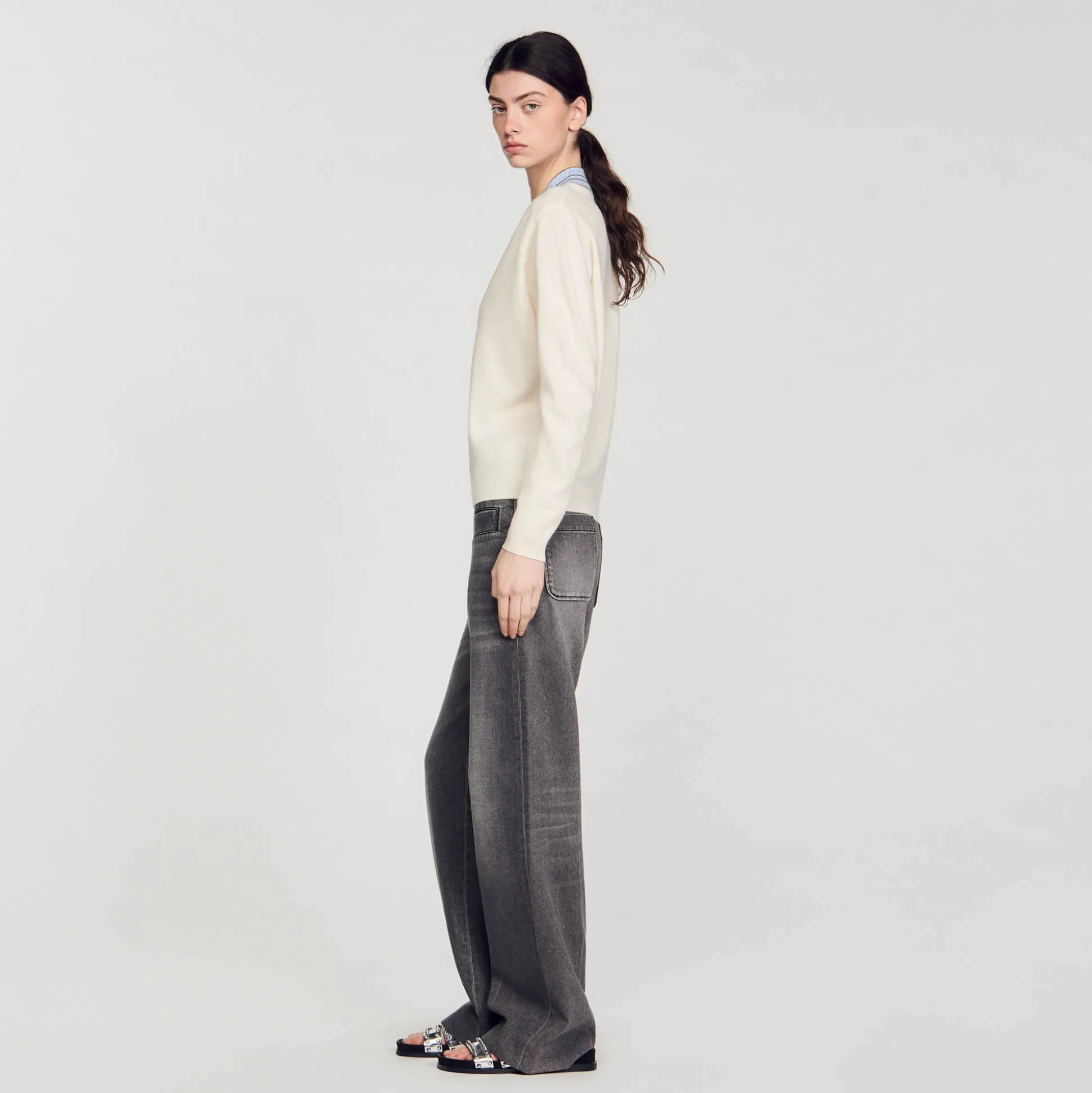 Pull En Laine Et Cachemire