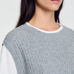 Pull En Maille Bimatières