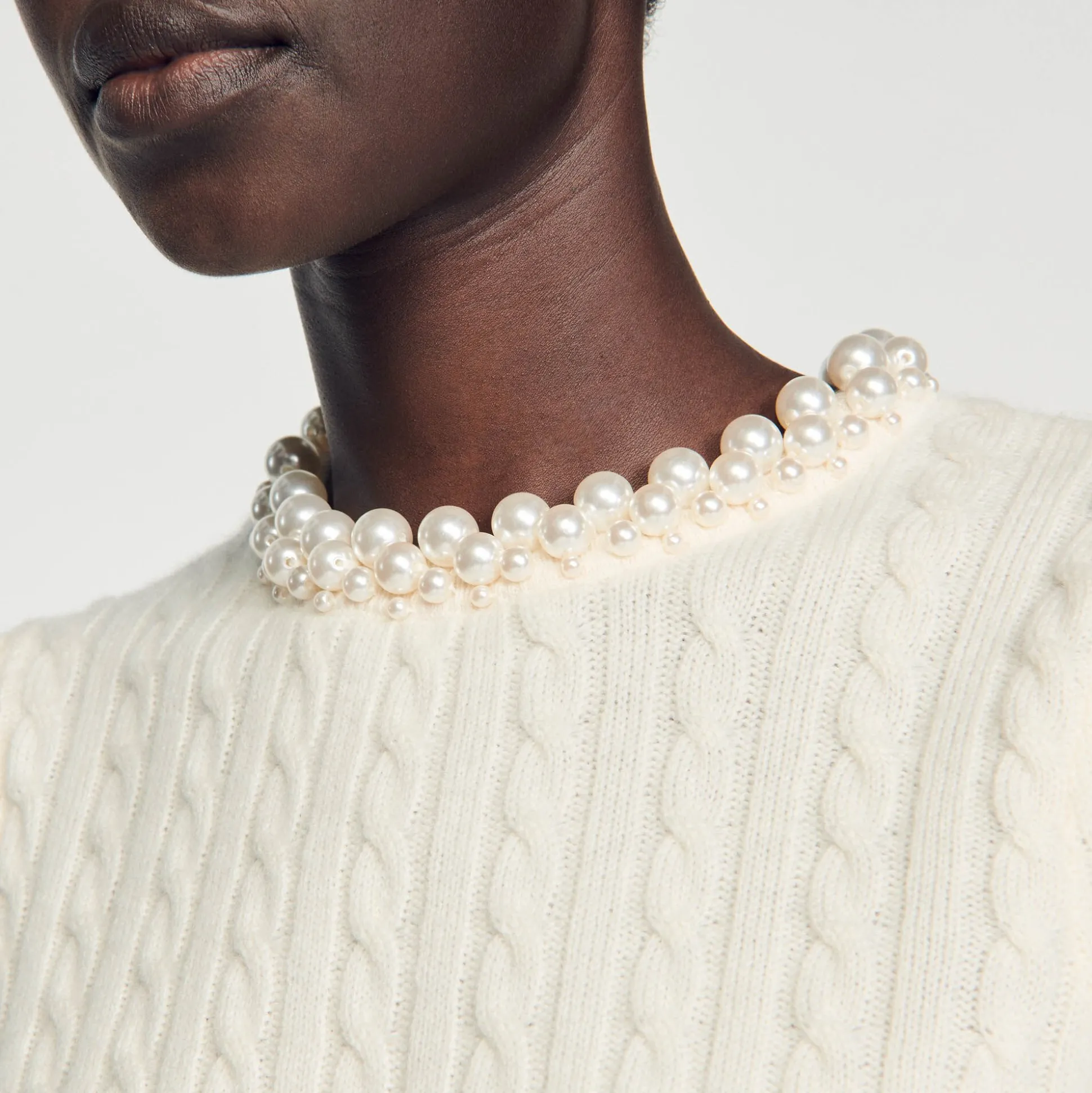 Pull En Maille Câblée