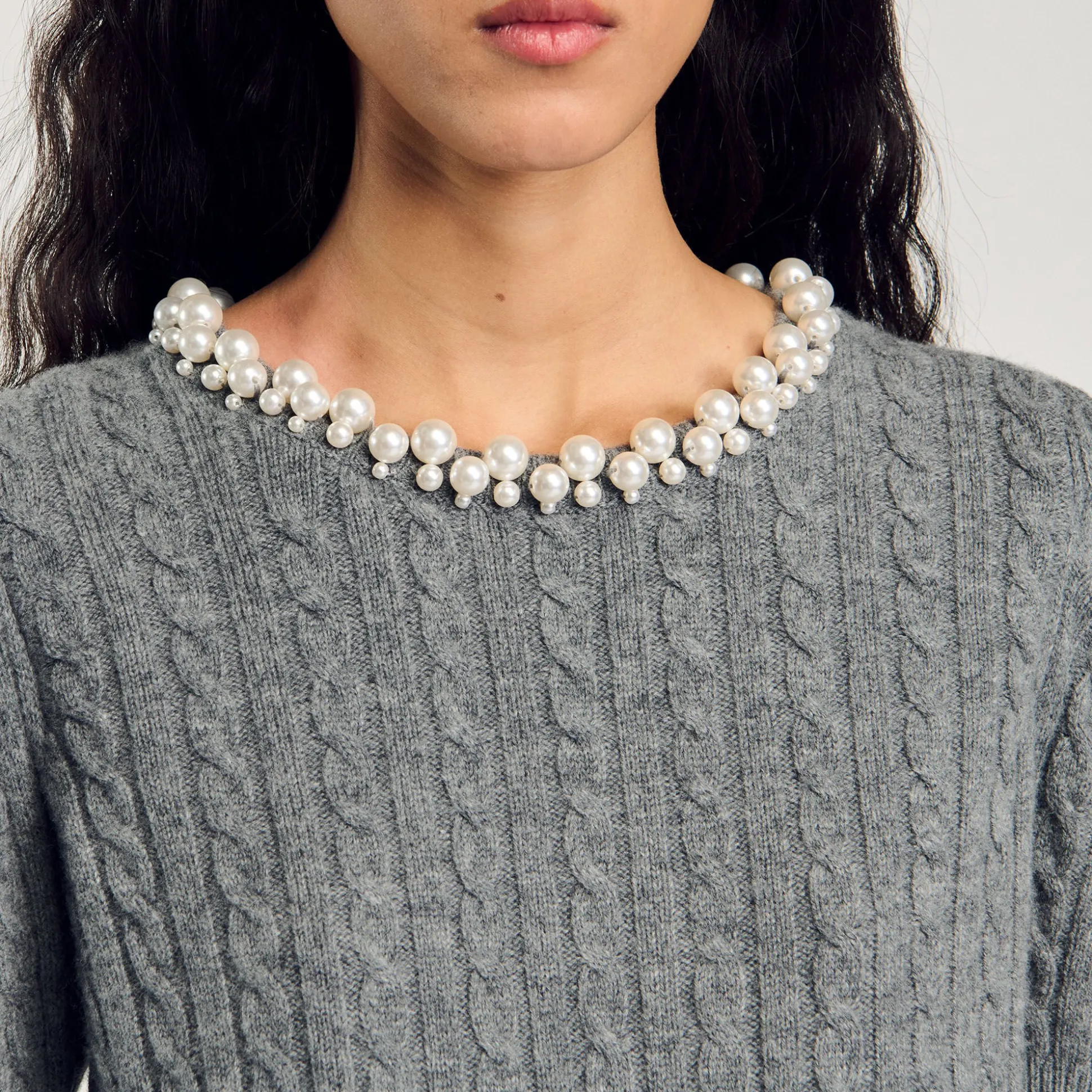 Pull En Maille Câblée