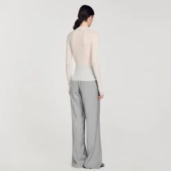 Pull Transparent Strassé