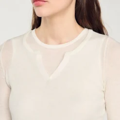 Pull Trompe L'œil En Laine
