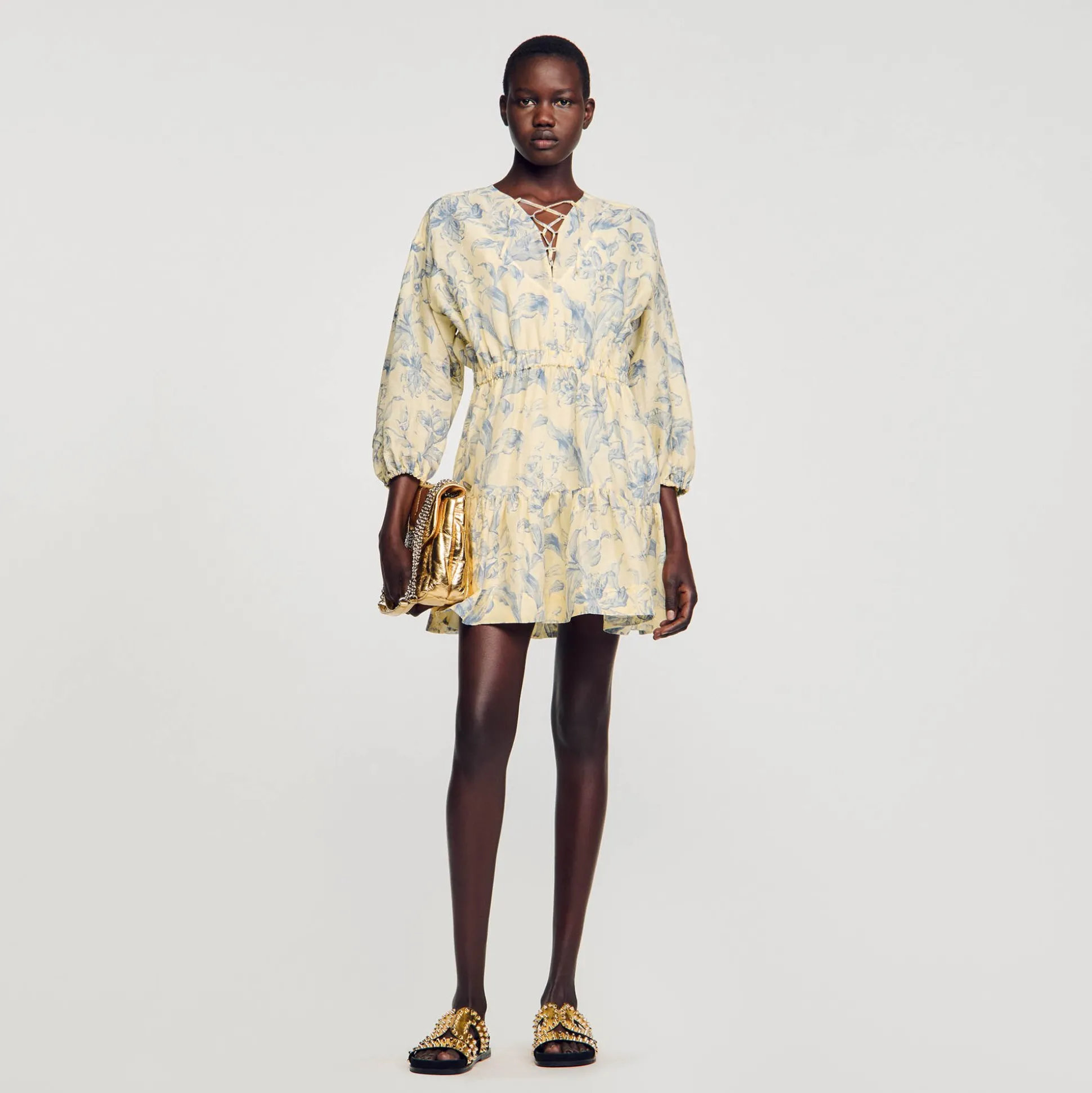 Robe à Imprimé Fleuri