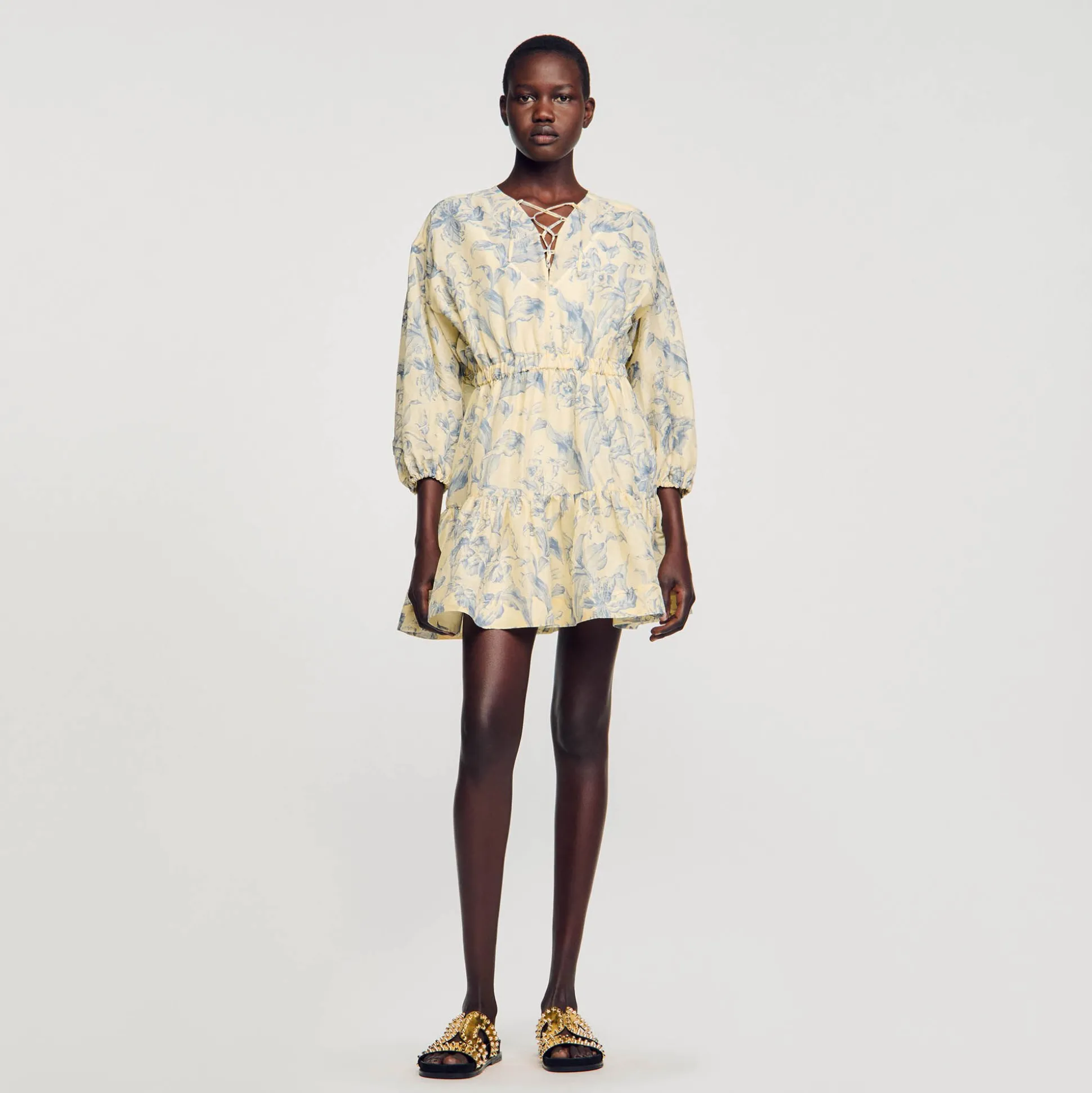 Robe à Imprimé Fleuri