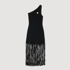 Robe Asymétrique à Franges