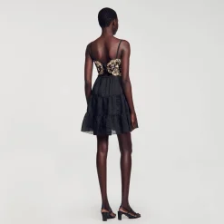Robe Bicolore Brodée