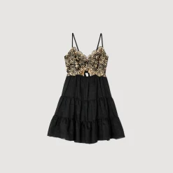 Robe Bicolore Brodée