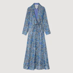 Robe Chemise Midi à Imprimé Fleuri