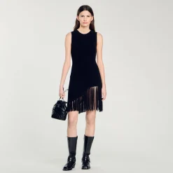 Robe Courte à Franges