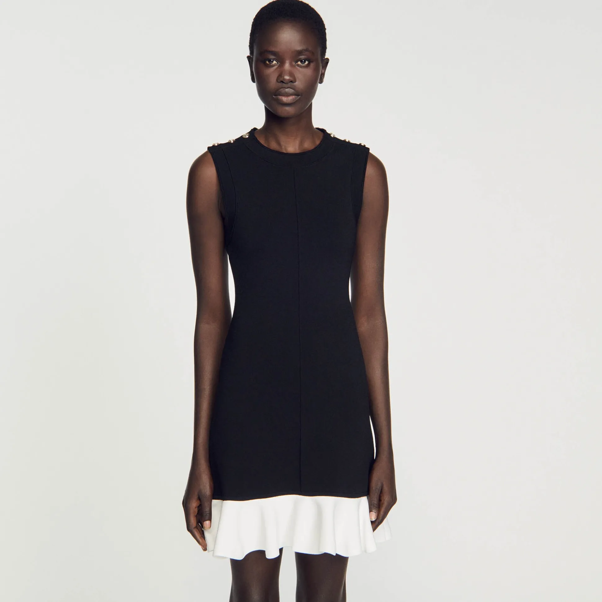 Robe Courte Bicolore