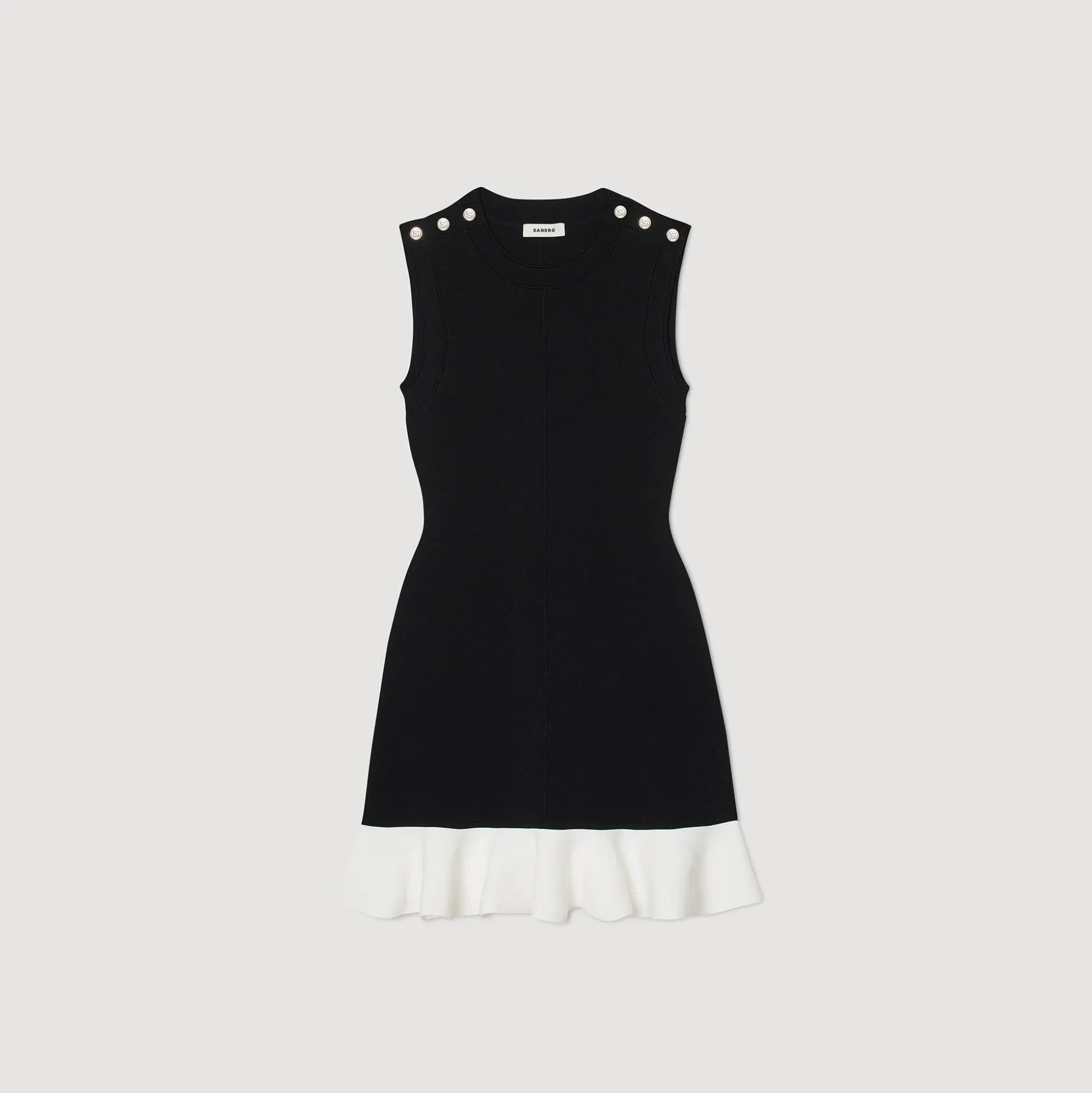 Robe Courte Bicolore