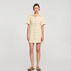 Robe Courte Boutonnée