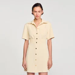 Robe Courte Boutonnée
