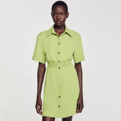 Robe Courte Boutonnée