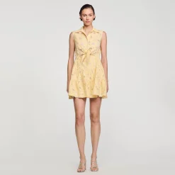 Robe Courte Brodée