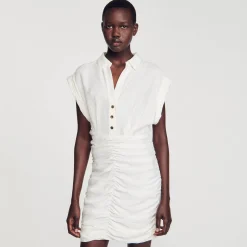 Robe Courte Drapée