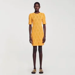 Robe Courte En Maille