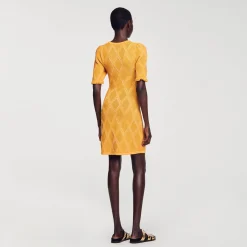 Robe Courte En Maille