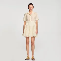 Robe Courte Volantée