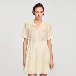 Robe Courte Volantée