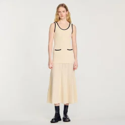 Robe En Maille Pointelle