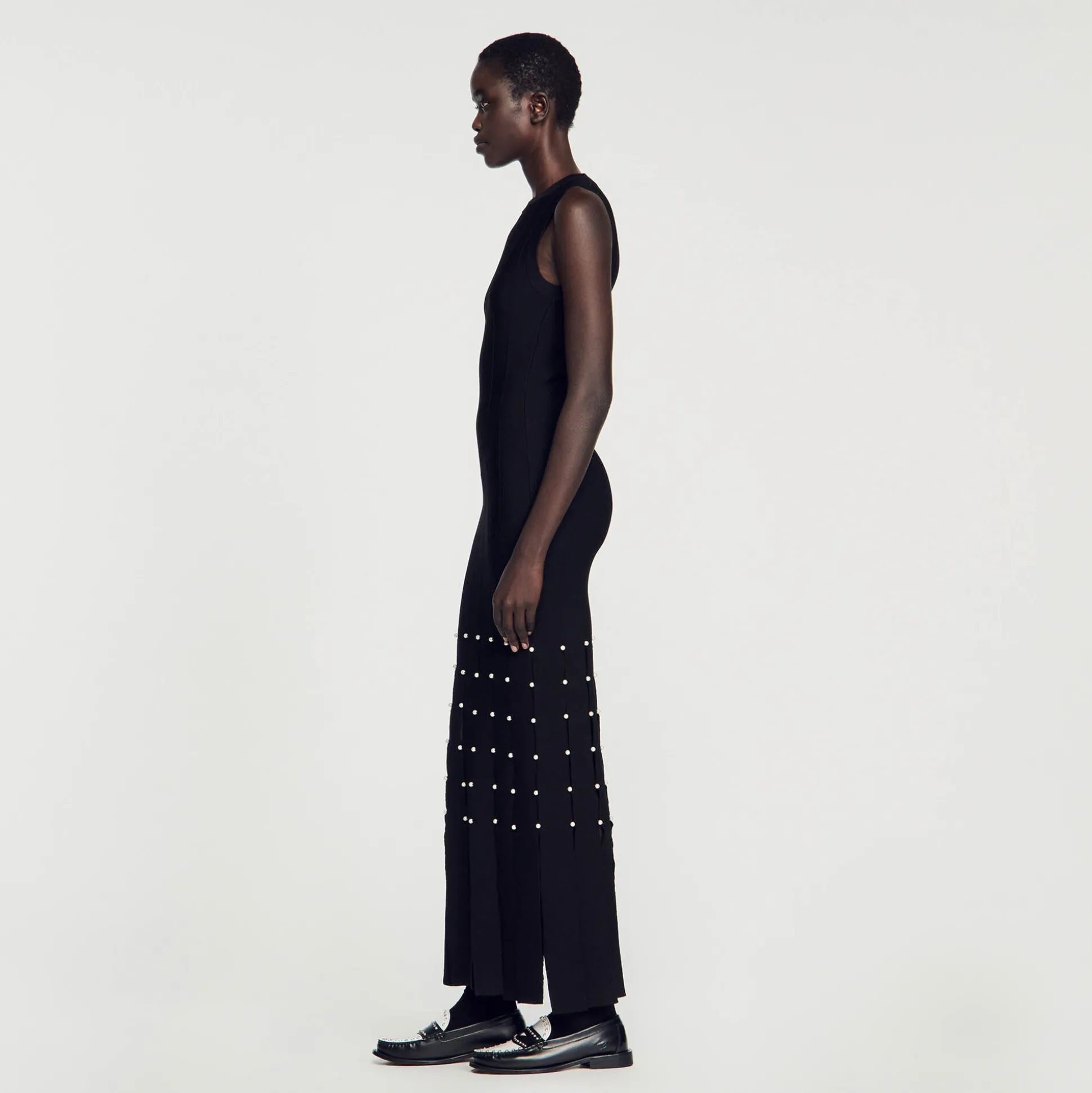 Robe Longue à Franges