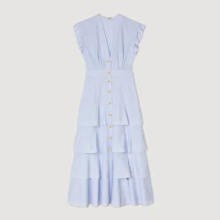 Robe Longue à Volants
