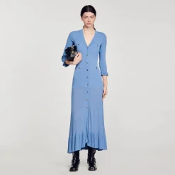 Robe Longue En Maille