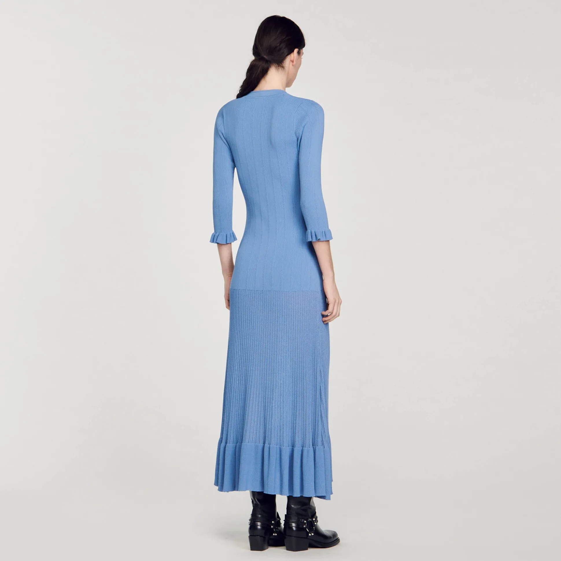 Robe Longue En Maille