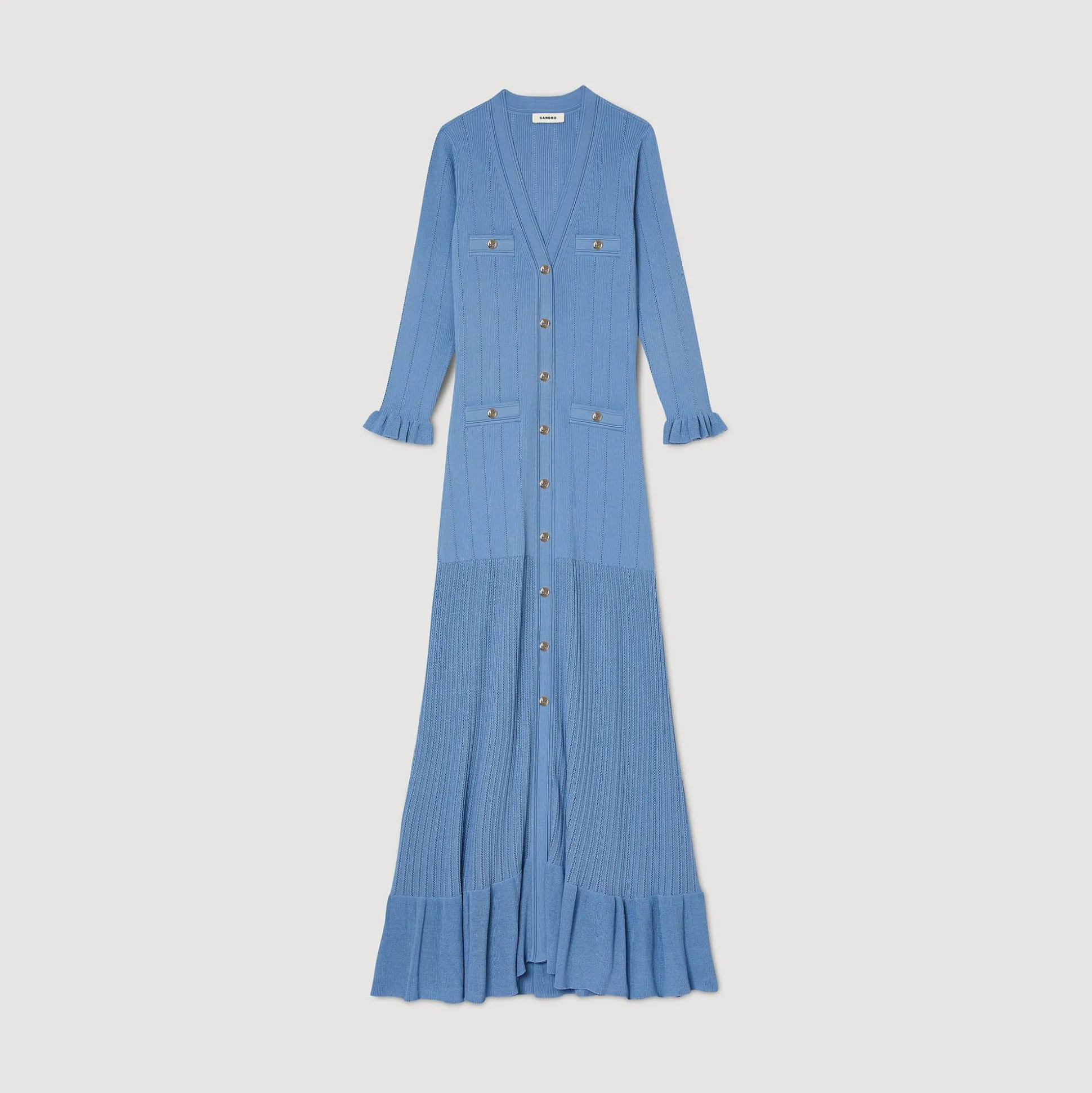 Robe Longue En Maille
