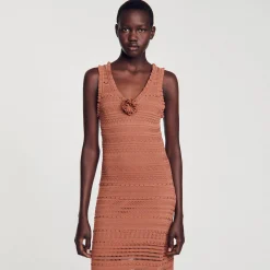 Robe Longue En Maille