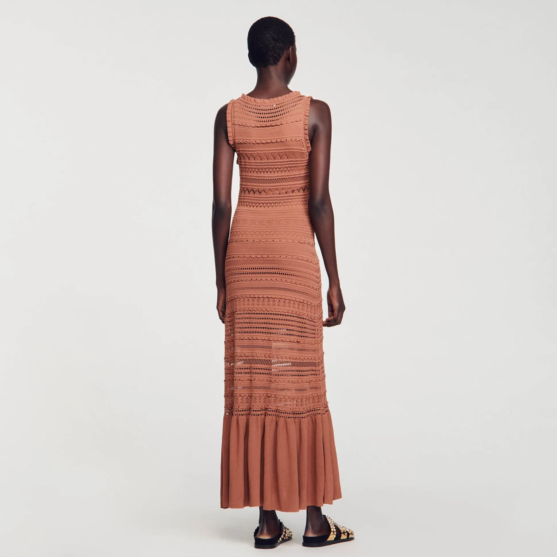 Robe Longue En Maille