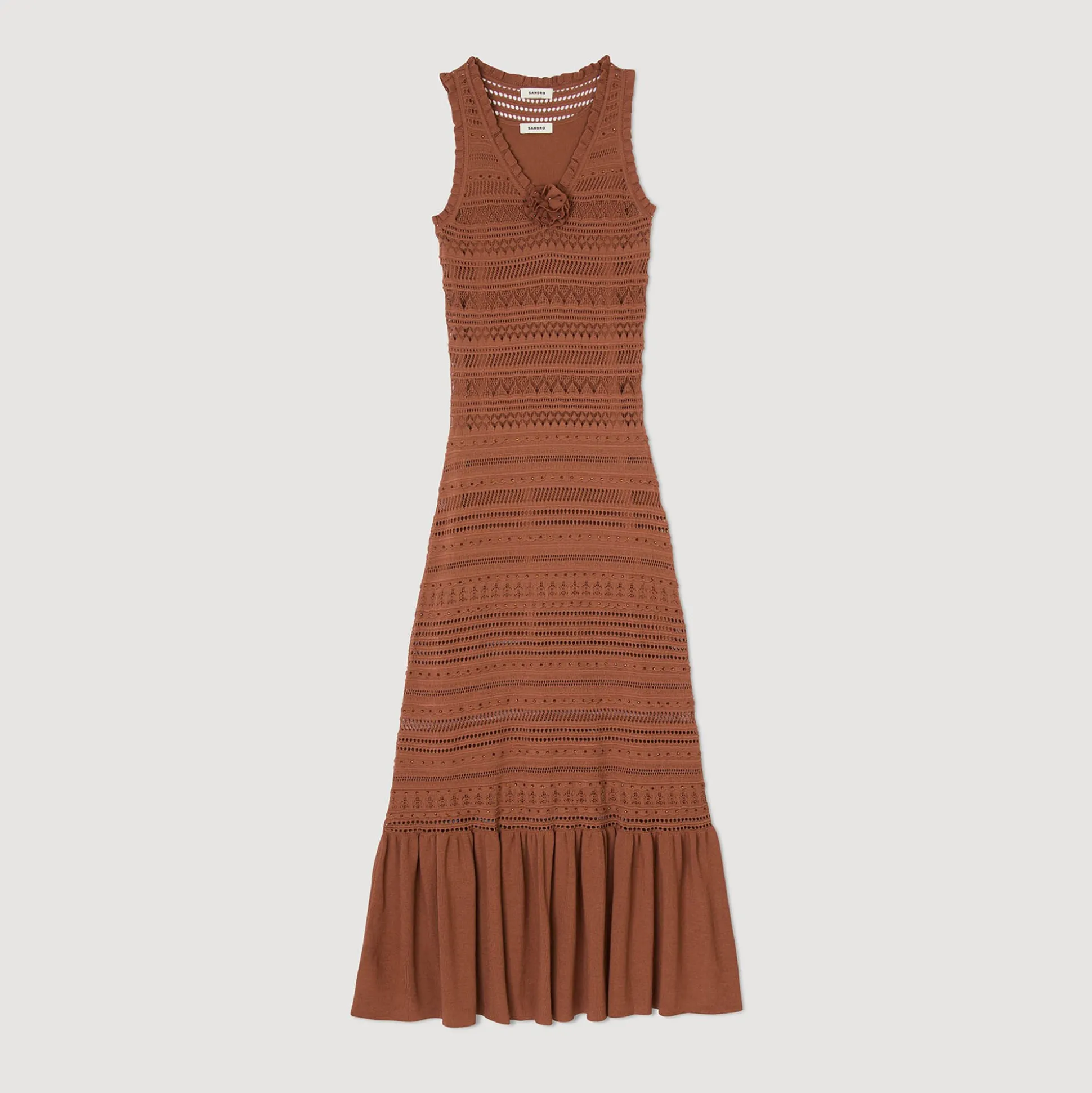 Robe Longue En Maille