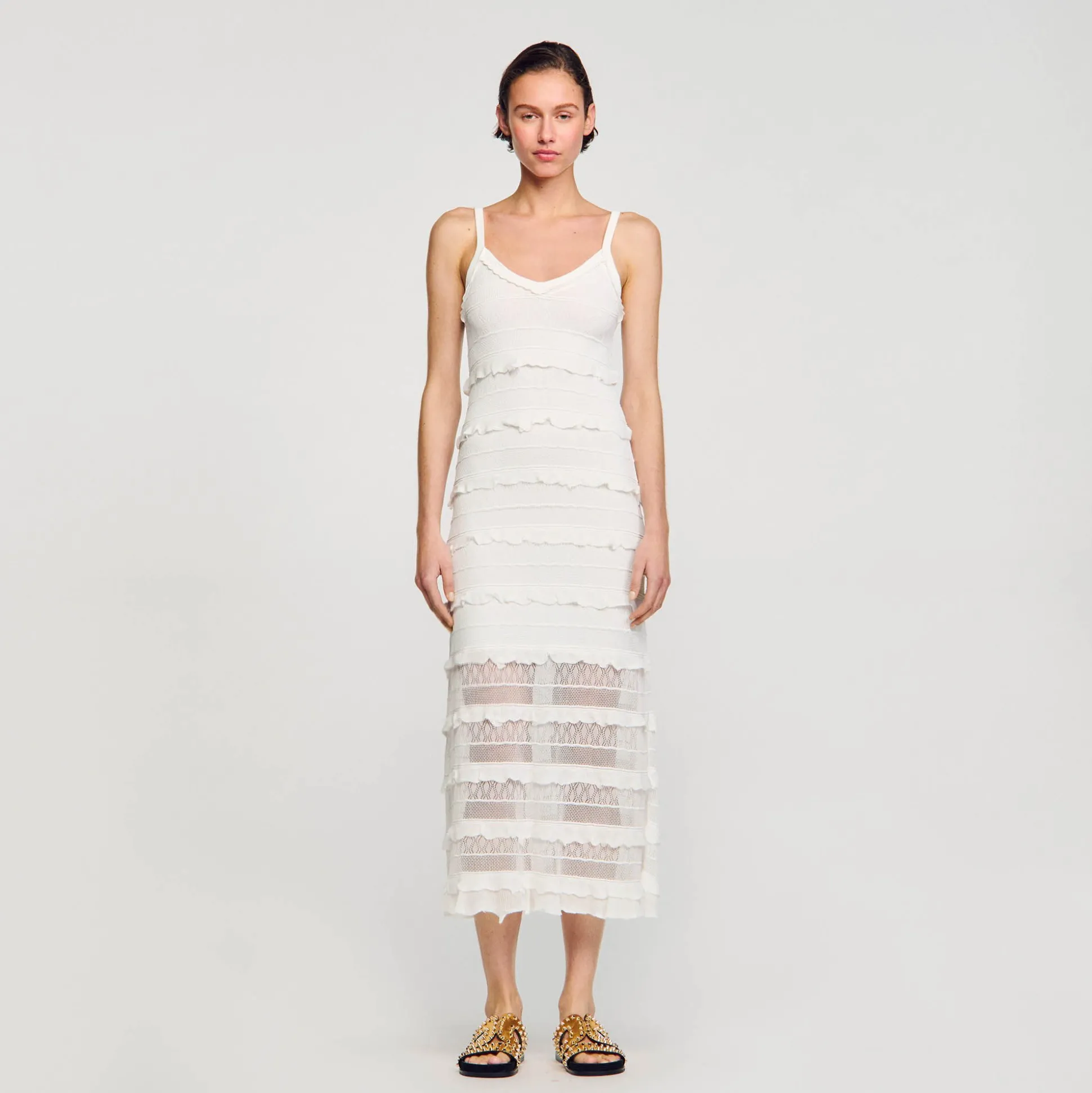 Robe Longue En Maille