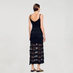 Robe Longue En Maille