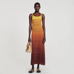 Robe Longue En Maille