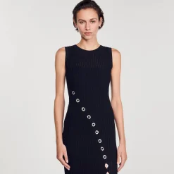 Robe Longue Ornée De Bijoux Strassés