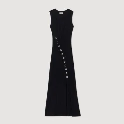 Robe Longue Ornée De Bijoux Strassés