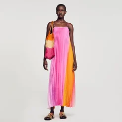 Robe Longue Plissé Soleil