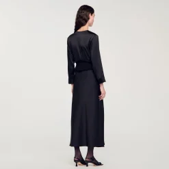 Robe Longue Satinée